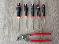 Lot de 5 tournevis FACOM plat