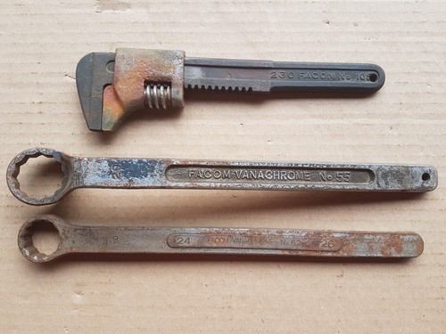 Facom lot ancienne cle - facom, oeil